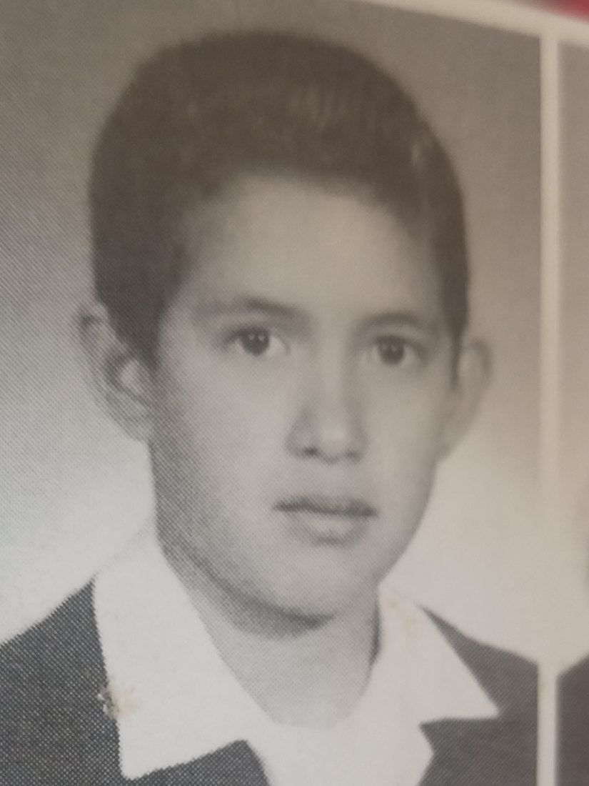 Andrés de niño, en brazos, Querétaro